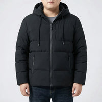 Gefütterte Winterjacke Herren Mit Kapuze - Gustavo
