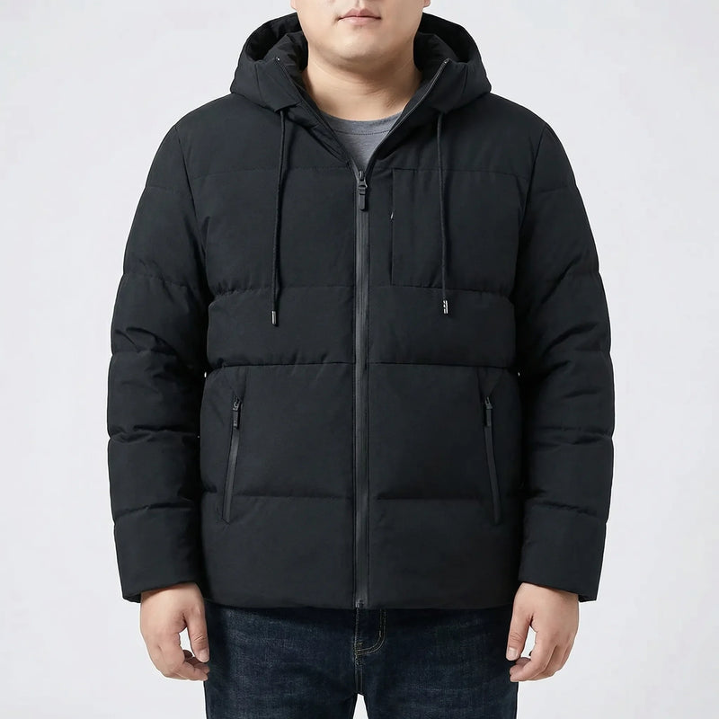 Gefütterte Winterjacke Herren Mit Kapuze - Gustavo