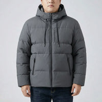 Gefütterte Winterjacke Herren Mit Kapuze - Gustavo