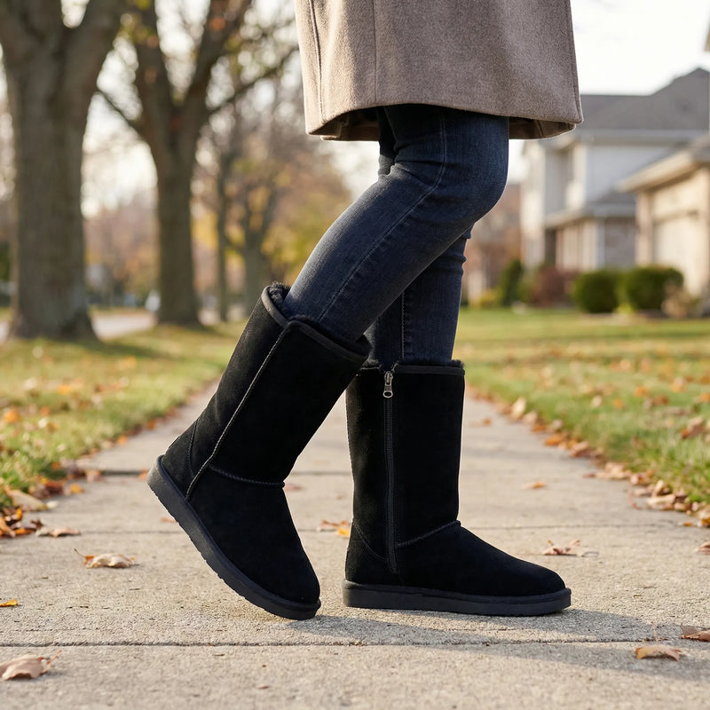 Gefütterter Damenstiefel - Carolina