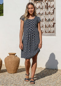 Gefüttertes Sommerkleid Mit Rundhals - Naemi