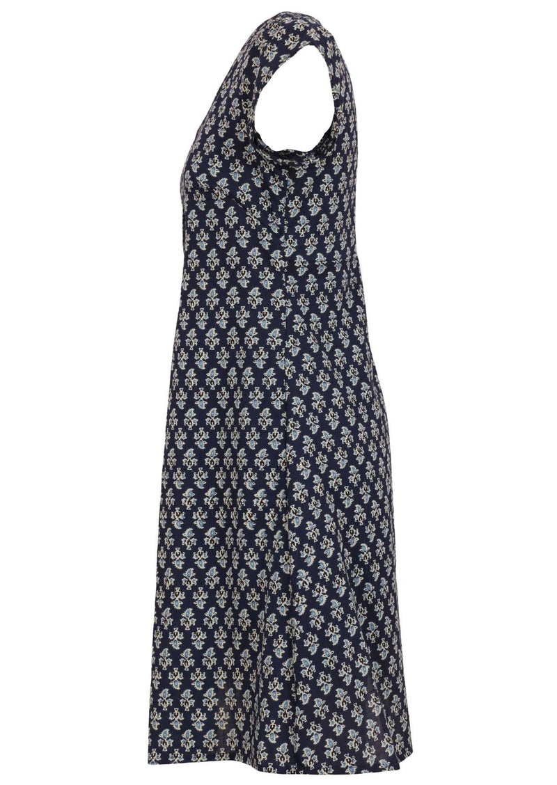 Gefüttertes Sommerkleid Mit Rundhals - Naemi