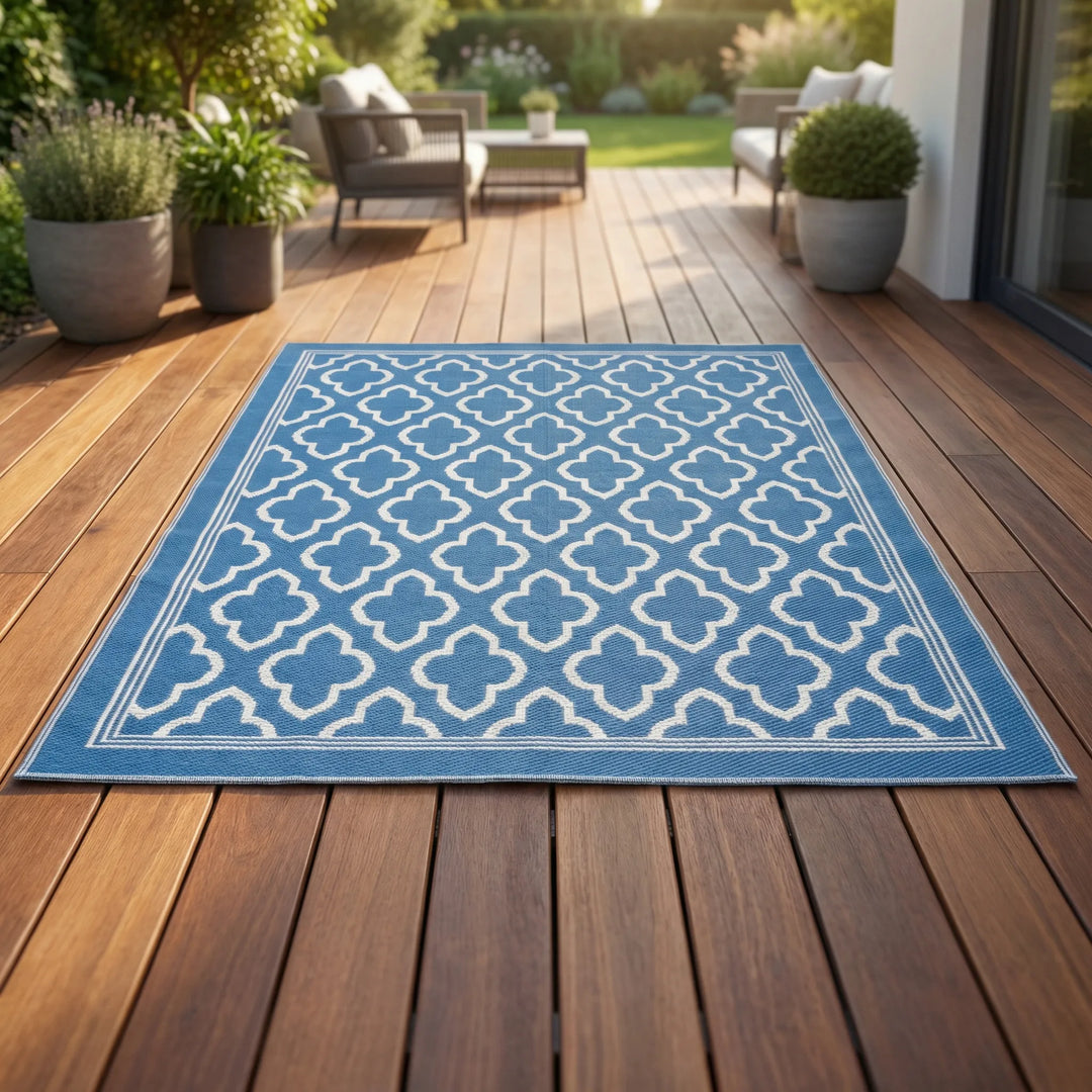 Gemusterter Outdoor-Teppich - PatioLuma