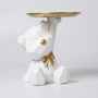 Geometrische Berenfiguur Met Dienblad - Facetivo
