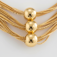 Geometrische Choker-Halskette - GlowSphere