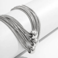 Geometrische Choker-Halskette - GlowSphere