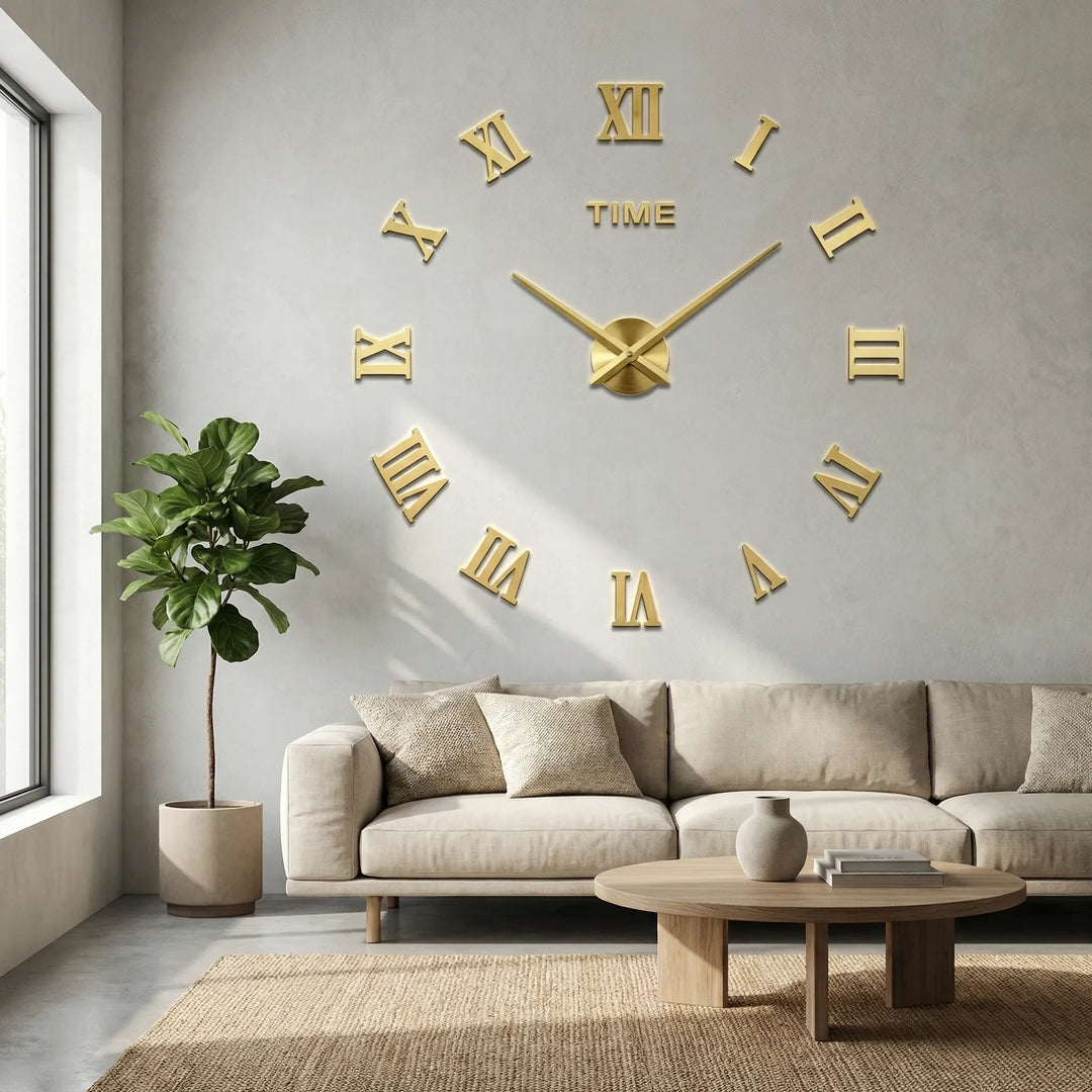 Geometrische Wanduhr - Chronaura