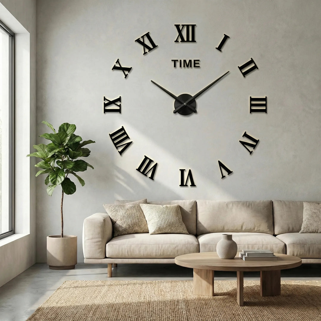 Geometrische Wanduhr - Chronaura