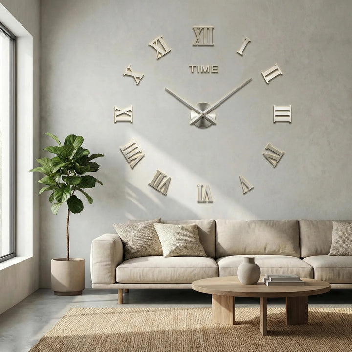 Geometrische Wanduhr - Chronaura