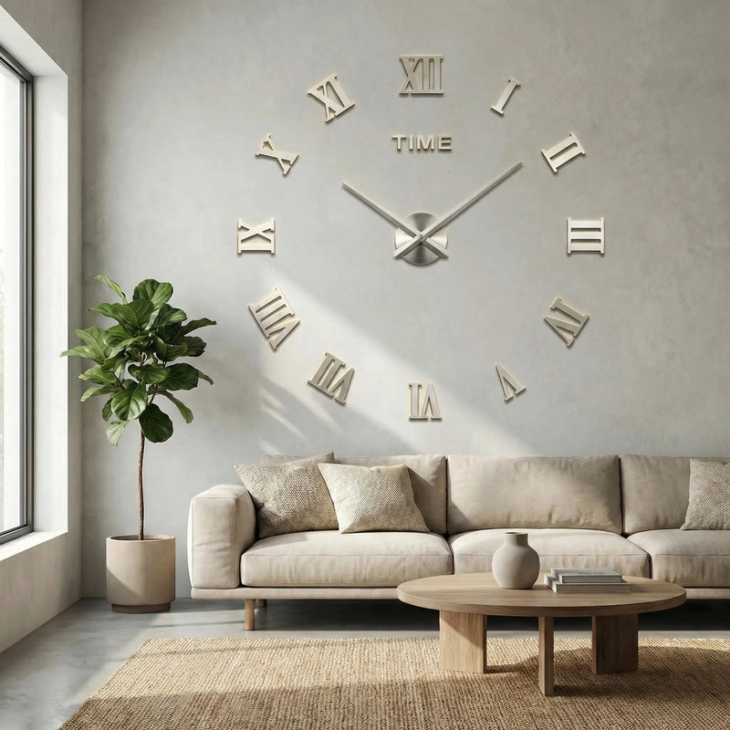 Geometrische Wanduhr - Chronaura