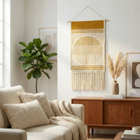 Geometrischer Boho-Wandbehang - Garduraft