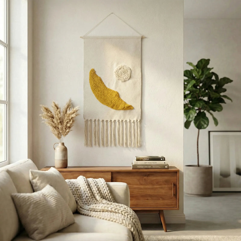 Geometrischer Boho-Wandbehang - Garduraft