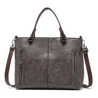 Geräumige Schultertasche Mit Griffen - Noemi