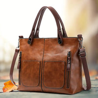 Geräumige Schultertasche Mit Griffen - Noemi