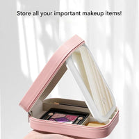 Kompakter beleuchteter Make-up-Organizer für unterwegs - Liora