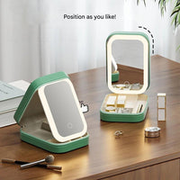 Kompakter beleuchteter Make-up-Organizer für unterwegs - Liora