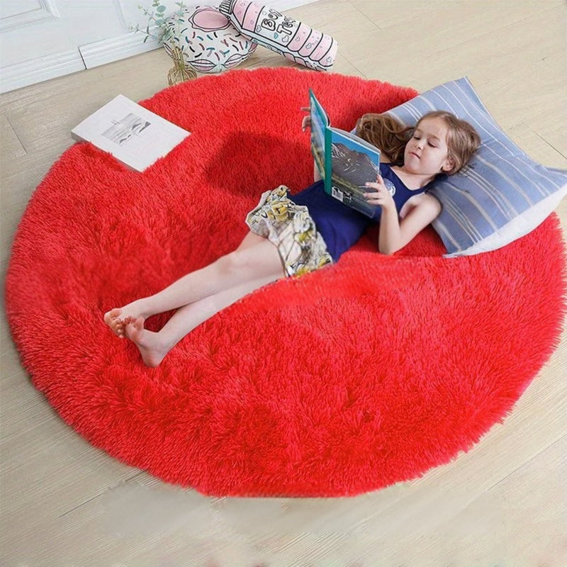 Runder Fluffy Teppich - Clouda