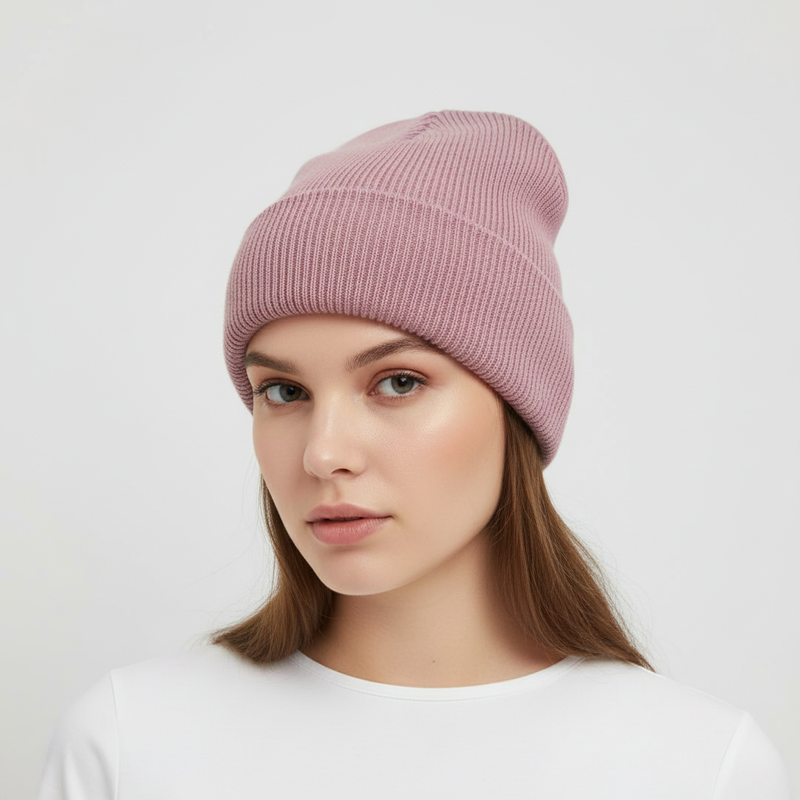 Gestrickte Einheitsgröße Beanie - TrendBeanie
