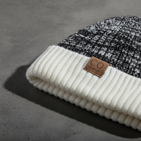 Gestrickte Wintermütze Mit Umschlag - WarmVibe