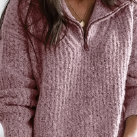 Gestrickter Herbstpullover - Regina