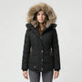 Gevoerde Winterjas Met Bontcapuchon - Sheryl