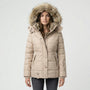 Gevoerde Winterjas Met Bontcapuchon - Sheryl