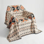 Gewebte Boho-Decke - Azteква