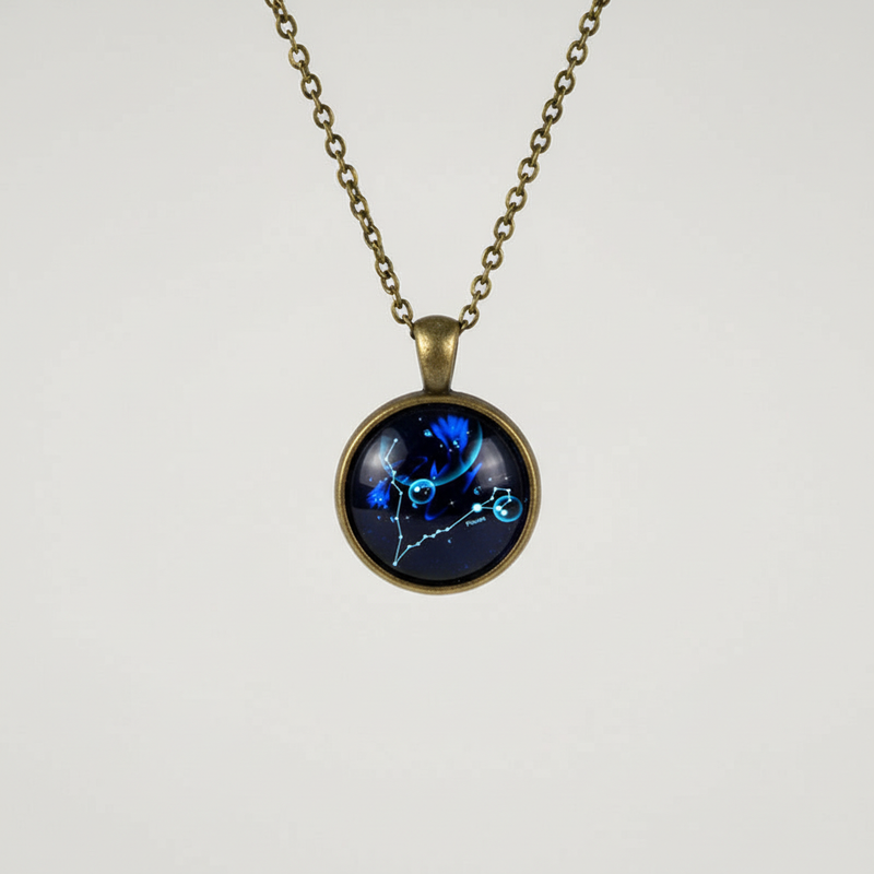 Glasanhänger Mit Sternzeichen - StarJewelry