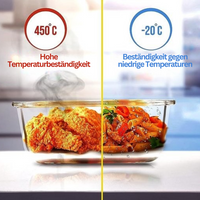 Lunchbox aus Borosilikatglas – GlassGuard Bento