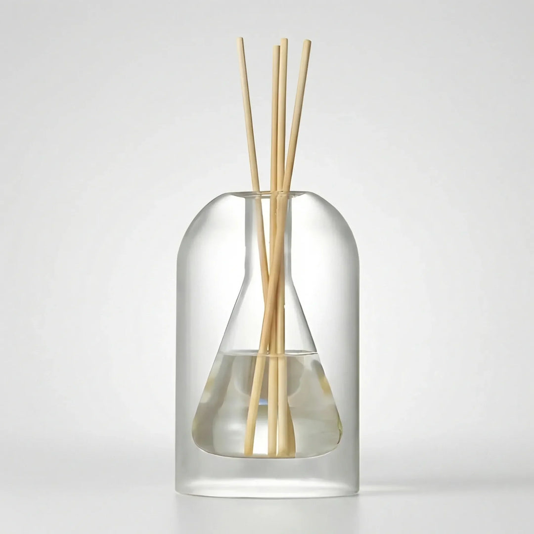 Glazen Geurverdamper Met Stokjes - Aromedome