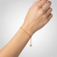 Goldfarbenes Initialarmband - InitialGold