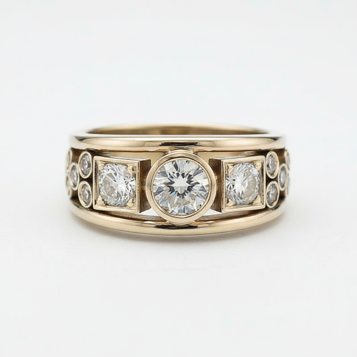 Goldring Mit Zirkonia - LuxeBand
