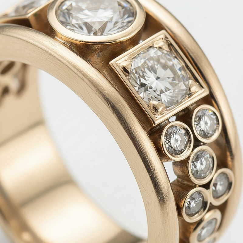 Goldring Mit Zirkonia - LuxeBand