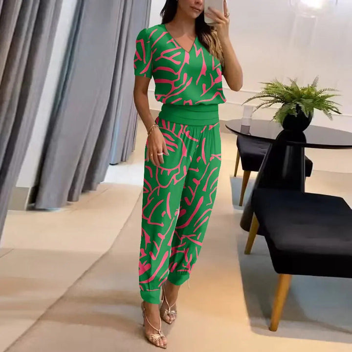 Stylischer Bedruckter Jumpsuit - Nova