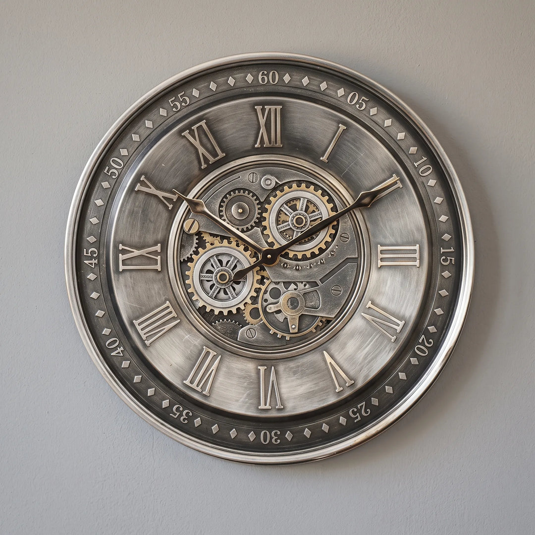 Große Analoge Wanduhr - Gearlaine