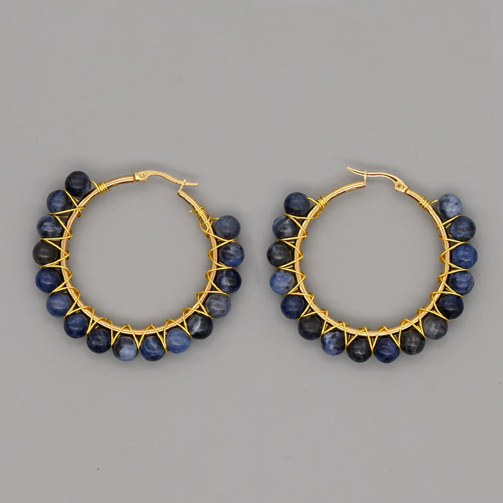 Große Creolen Aus Kristall - CrystalHoops