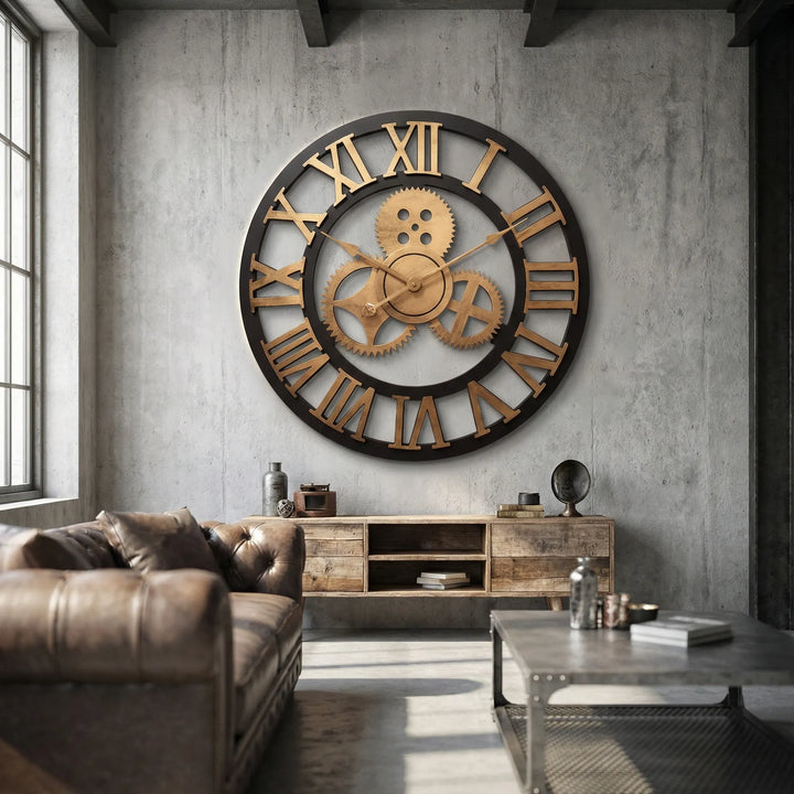 Große Deko-Wanduhr - Aurivane