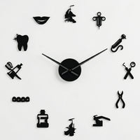 Große Wanduhr Für Praxen - Dentiqube