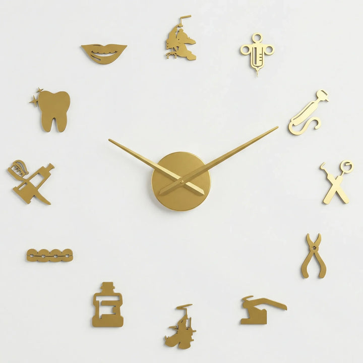 Große Wanduhr Für Praxen - Dentiqube