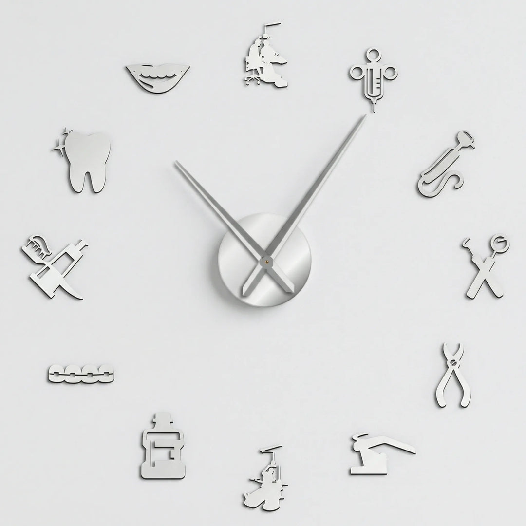 Große Wanduhr Für Praxen - Dentiqube