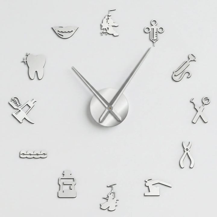 Große Wanduhr Für Praxen - Dentiqube