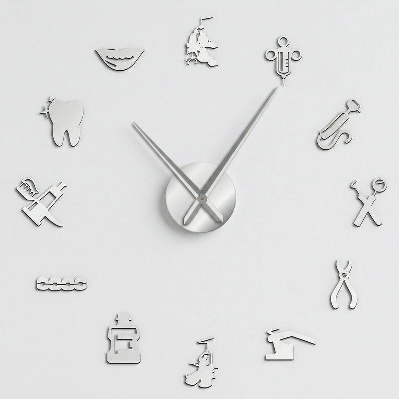 Große Wanduhr Für Praxen - Dentiqube