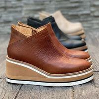 Bequeme Plateau-Stiefeletten - Mira