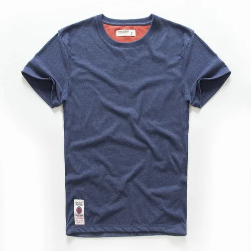 Klassisches Baumwoll-T-Shirt mit zeitlosem Look – Victor