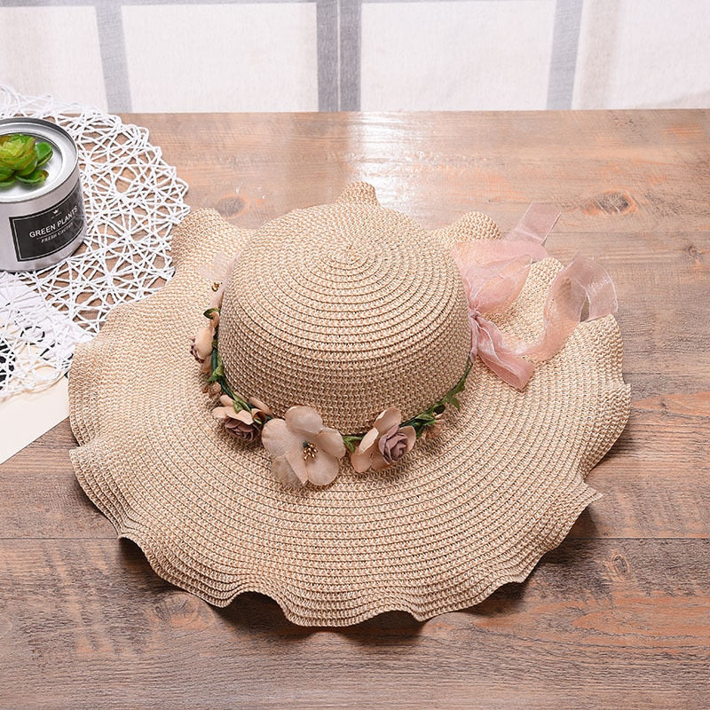 Sommerhut mit Blumenmuster – Liora