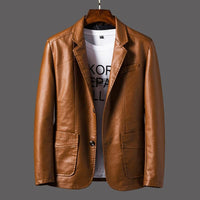 Herren-Lederblazer – Leonardo