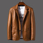 Herren-Lederblazer – Leonardo