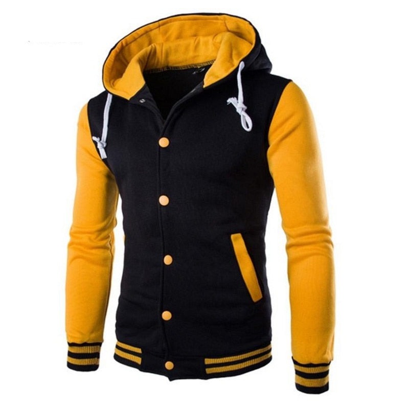 Herren-Baseball-Hoodie im Varsity-Stil – Herbstedition Kevin