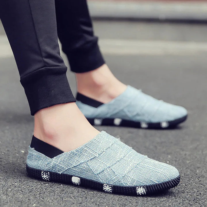 Leichte & Stylische Canvas Espadrilles mit Hennepzool für Herren – Elias