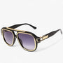Vintage Sonnenbrille mit Hautfreundlichem Design – Lumis